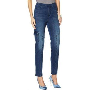 DG2 by Diane Gilman Stretch Cargo Skinny Jeans